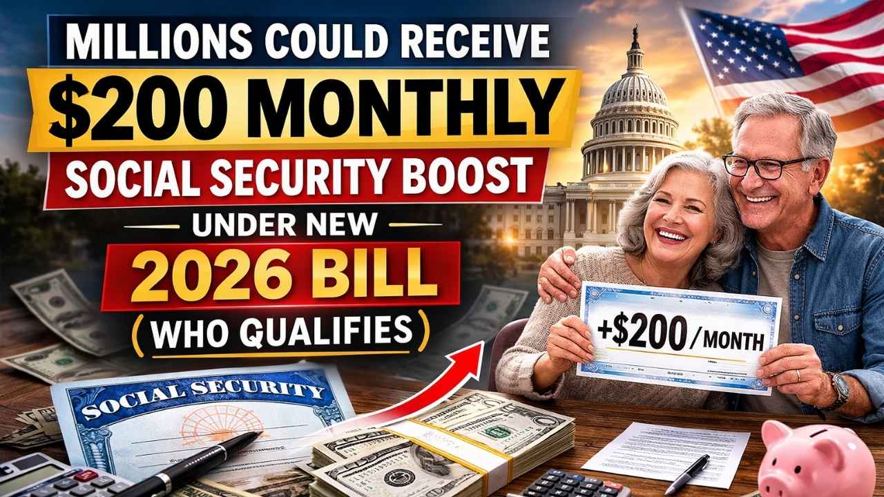 Millions Could Receive $200 Monthly Social Security Boost Under New 2026 Bill