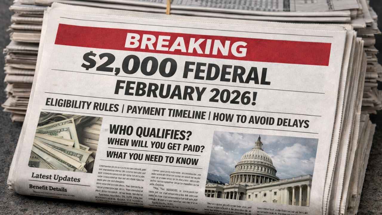 $2,000 Federal Deposits February 2026 Explained With Eligibility Rules, Timeline, and Latest Updates