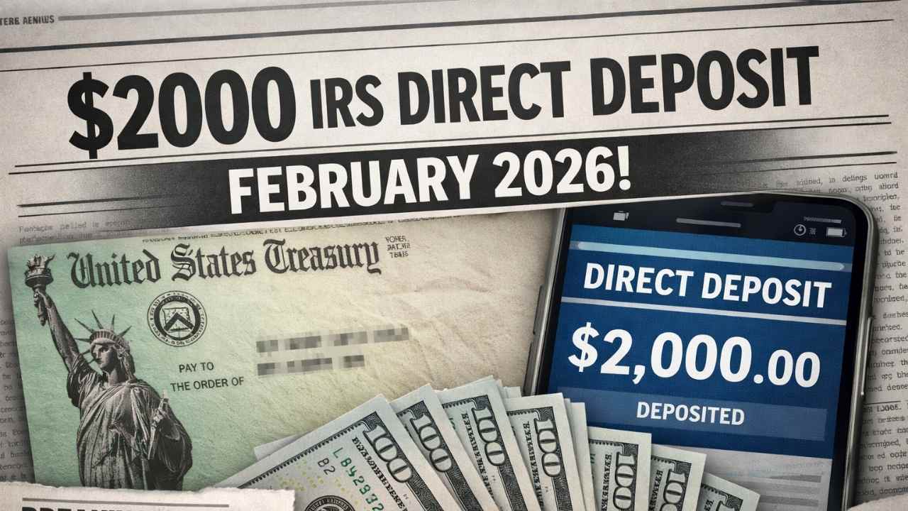$2000 IRS Direct Deposit February 2026 Payment Dates Eligibility And Latest Official Updates