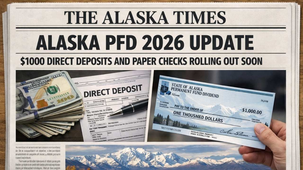 Alaska PFD 2026 Update: $1000 Direct Deposits and Paper Checks Rolling Out Soon