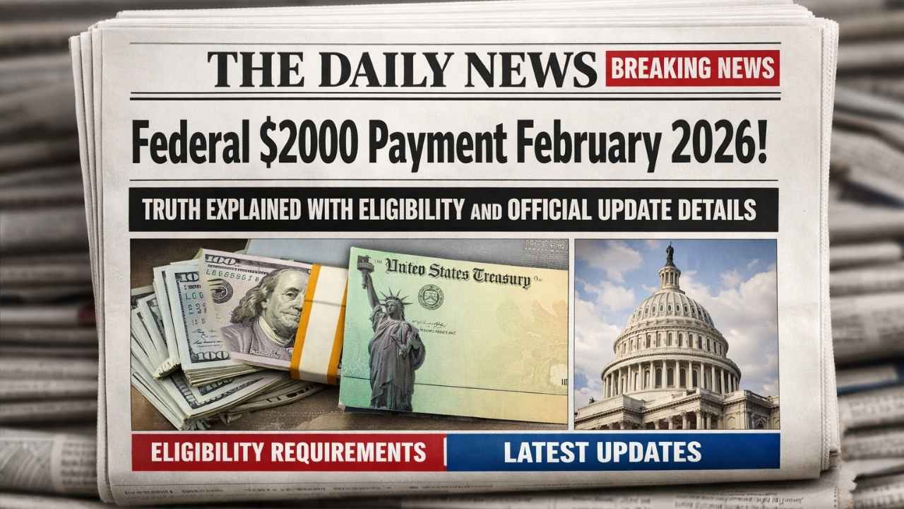 Federal $2000 Payment February 2026 Truth Explained With Eligibility And Official Update Details