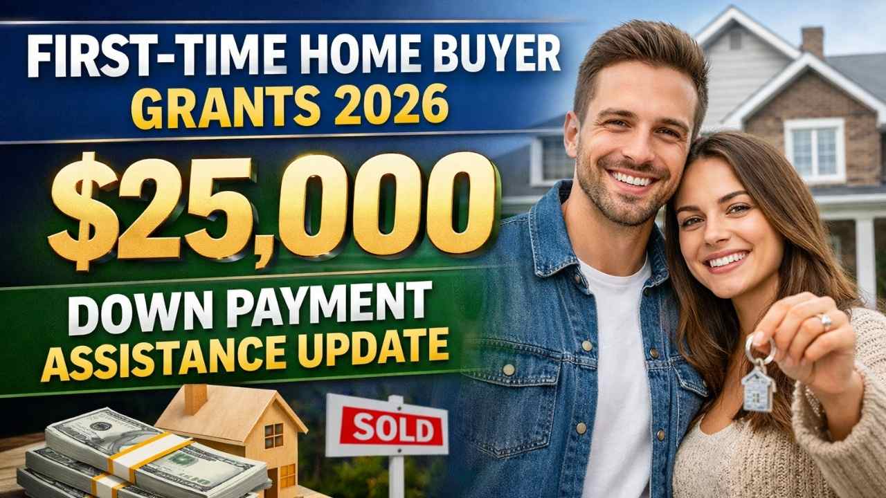 First-Time Home Buyer Grants 2026 Update: With $25,000 Down Payment Assistance Explained Clearly
