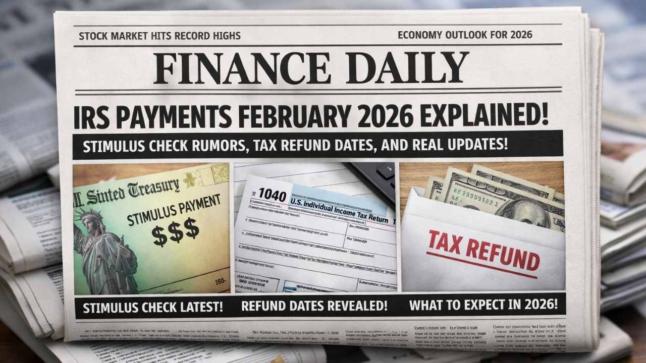 IRS Payments February 2026 Explained: Stimulus Check Rumors, Tax Refund Dates, and Real Updates