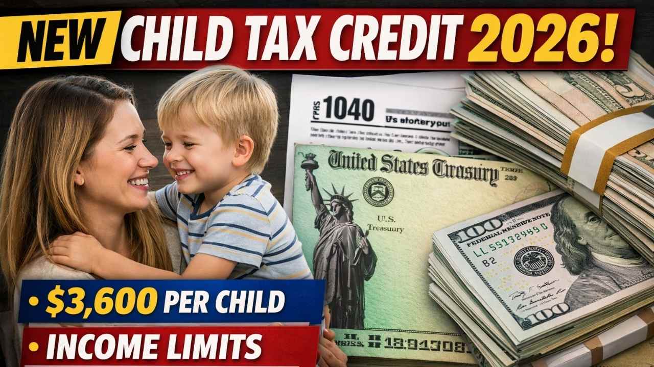New Child Tax Credit 2026 Amount, Income Limits, And Refund Rules Fully Explained