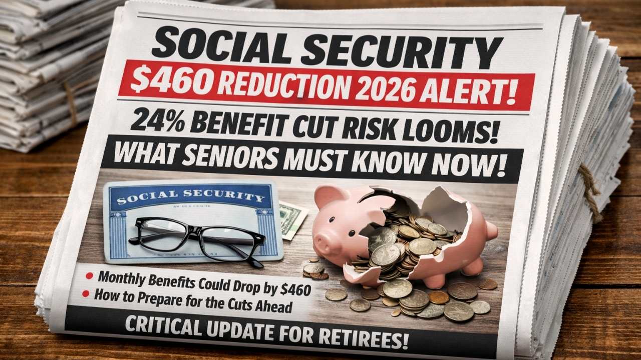 Social Security $460 Reduction 2026 Alert: 24% Benefit Cut Risk and What Seniors Must Know Now