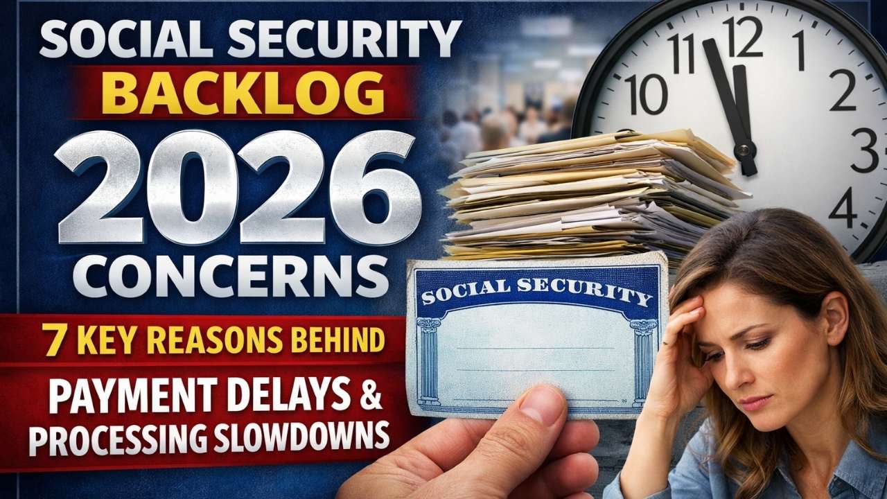 Social Security Backlog 2026 Concerns: 7 Key Reasons Behind Payment Delays and Processing Slowdowns